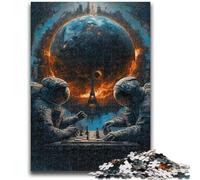 1000 Piece Jigsaw Puzzle for Adults And Teenagers Astronaut Art 1000 Pieces for Teenagers,for Challenging Toy Game And Family Play (38x26cm)