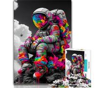 1000 Piece Jigsaw Puzzle for Adults And Teenagers Astronaut Dream Teenager Jigsaw,Fun Present & Activity for Home,Toy for Rainy Days 38x26cm