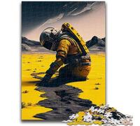 1000 Piece Jigsaw Puzzle for Adults And Teenagers Astronaut Stuck In Space Family Fun Gifts for Friends And Family for And Age 14 26x38cm
