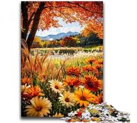 1000 Piece Jigsaw Puzzle for Adults And Teenagers Autumn Farm Scenery Stress Reliever Difficult Challenge Enhance Love between Couples 50x75cm