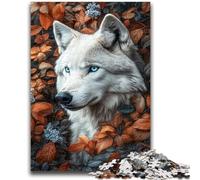 1000 Piece Jigsaw Puzzle for Adults And Teenagers Autumn Wolf Puzzles for Adults,Educational Stress Relief Toy Great Gifts And Toys (75x50cm)