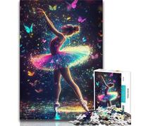 1000 Piece Jigsaw Puzzle for Adults And Teenagers Ballet Dancer Adult Puzzles,Game Toys Every Piece Is Unique - Challenging Family Fun Game (size 75x50cm)
