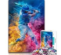 1000 Piece Jigsaw Puzzle for Adults And Teenagers Baseball Sports,Family Game Stress Reliever Difficult Challenge Suitable for Couples (75x50cm)