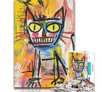 1000 Piece Jigsaw Puzzle for Adults And Teenagers Basquiat Style Puzzles,Challenging Game Gifts for Is Ideal As A Gift for The Whole Family 26x38cm