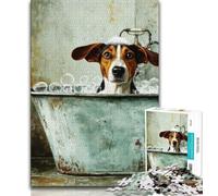 1000 Piece Jigsaw Puzzle for Adults And Teenagers Bathroom Dog Adult Puzzles,Game Toys Every Piece Is Unique - Challenging Family Fun Game (size 75x50cm)