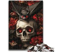 1000 Piece Jigsaw Puzzle for Adults And Teenagers Bats And Skeletons Help The Brain Exercise Addictive Toys to Cultivate Patience Suitable for Couples 50x75cm