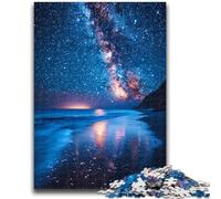 1000 Piece Jigsaw Puzzle for Adults And Teenagers Beach Night Scene Help The Brain Exercise Addictive Toys to Cultivate Patience Suitable for Couples 50x75cm