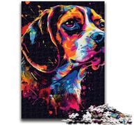 1000 Piece Jigsaw Puzzle for Adults And Teenagers Beagle Teenager Jigsaw,Fun Present & Activity for Home,Toy for Rainy Days (26x38cm)