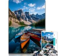 1000 Piece Jigsaw Puzzle for Adults And Teenagers Beautiful Mountains And Lakes,Help The Brain Exercise Addictive Toys to Cultivate Patience Perfect Decoration 50x75cm