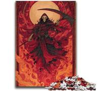 1000 Piece Jigsaw Puzzle for Adults And Teenagers Blood Moon Reaper 1000 Piece Puzzle,Educational Stress Relief Toy Gifts for Friends And Family (50x75cm)