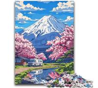 1000 Piece Jigsaw Puzzle for Adults And Teenagers Blooming Cherry Blossoms 1000 Piece Puzzle,is Ideal As Gifts for The Whole Family for Age 14 (50x75cm)