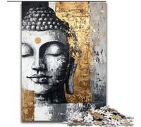 1000 Piece Jigsaw Puzzle for Adults And Teenagers Buddha Oil Painting, Learning Educational Toys Family Games Unique Birthday And Gifts (Size 50x75cm)