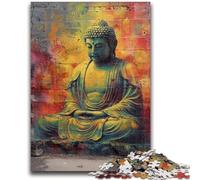 1000 Piece Jigsaw Puzzle for Adults And Teenagers Buddha Statues 1000 Pieces for Teenagers,Quiz Game for Is Ideal As A Gift for The Whole Family (38x26cm)