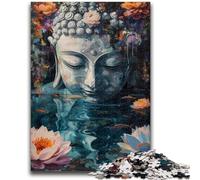 1000 Piece Jigsaw Puzzle for Adults And Teenagers Buddha Statues Teenager Jigsaw,with Matching Poster And Trivia Sheet for And Age 14 Years Up (75x50cm)