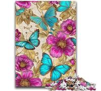 1000 Piece Jigsaw Puzzle for Adults And Teenagers Butterfly Art Family Game Stress Reliever Difficult Challenge Artists Collection, Fine Art 50x75cm