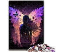 1000 Piece Jigsaw Puzzle for Adults And Teenagers Butterfly Fairy Decompressing Intellectual Educational Toy Perfect Decoration 50x75cm