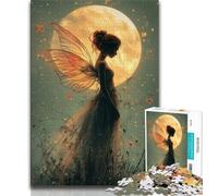 1000 Piece Jigsaw Puzzle for Adults And Teenagers Butterfly Fairy Puzzles for Teenagers,Suitable for Desktop Decoration for And Age 14 (size 38x26cm)