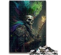 1000 Piece Jigsaw Puzzle for Adults And Teenagers Captain Skeleton Help The Brain Exercise Addictive Toys to Cultivate Patience Suitable for Couples 26x38cm
