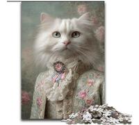 1000 Piece Jigsaw Puzzle for Adults And Teenagers Cat from An Aristocratic Family, for 14+ Challenging Game As A Gift for The Whole Family And Friends (Size 50x75cm)