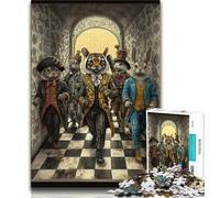 1000 Piece Jigsaw Puzzle for Adults And Teenagers Circus Animals Jigsaw,Educational Games Home Decoration Unique Home Decor And Gifts (size 75x50cm)
