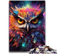 1000 Piece Jigsaw Puzzle for Adults And Teenagers Colorful Art Owl Teenager Jigsaw,Fun Present & Activity for Home,Toy for Rainy Days (26x38cm)