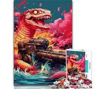 1000 Piece Jigsaw Puzzle for Adults And Teenagers Colorful Art Snake 1000 Pieces for Adults,learning Educational for Is Ideal As A Gift for The Whole Family (size 38x26cm)
