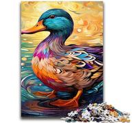 1000 Piece Jigsaw Puzzle for Adults And Teenagers Colorful Duck Puzzles,Family Educational Games Home Decoration Gift (50x75cm)