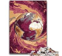 1000 Piece Jigsaw Puzzle for Adults And Teenagers Colorful Earth Art for Age 14 Years And over Family Games Christmas Game Presents for Women 50x75cm