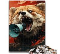 1000 Piece Jigsaw Puzzle for Adults And Teenagers Colorful Red Panda Puzzles for Teenagers,Brain Teaser - Birthday Gift for Men (26x38cm)