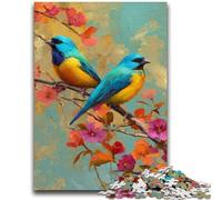 1000 Piece Jigsaw Puzzle for Adults And Teenagers Colorful Sparrow 1000 Pieces for Teenagers,Quiz Game for Is Ideal As A Gift for The Whole Family (75x50cm)