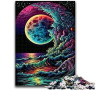 1000 Piece Jigsaw Puzzle for Adults And Teenagers Colorful Waves Help The Brain Exercise Addictive Toys to Cultivate Patience Wall Decoration 50x75cm