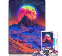 1000 Piece Jigsaw Puzzle for Adults And Teenagers Colourful Beautiful Mountains Puzzles,Educational Games DIY Toys Great Gifts And Toys 26x38cm