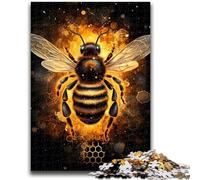 1000 Piece Jigsaw Puzzle for Adults And Teenagers Colourful Bees 1000 Piece Jigsaw,Relax Games Is Ideal As A Gift for The Whole Family (38x26cm)
