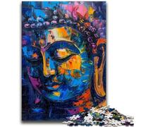 1000 Piece Jigsaw Puzzle for Adults And Teenagers Colourful Buddha Graffiti for And from 14 Years And over Play Toys Because It Is Ideal As A Gift for The Whole Family 50x75cm