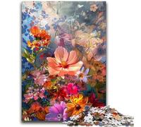 1000 Piece Jigsaw Puzzle for Adults And Teenagers Colourful Flowers Puzzles for Adults,Educational Stress Relief Toy Great Gifts And Toys (75x50cm)