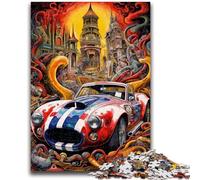1000 Piece Jigsaw Puzzle for Adults And Teenagers Cool Colourful Sports Cars Decompressing Intellectual Educational Toy Perfect Decoration 26x38cm