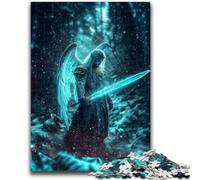 1000 Piece Jigsaw Puzzle for Adults And Teenagers Cosmic Angel Staycation Kill Time with Fully Interlocking Randomly Shaped Pieces 50x75cm