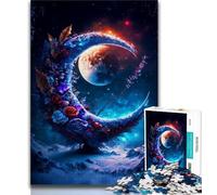 1000 Piece Jigsaw Puzzle for Adults And Teenagers Cosmic Dream Moon 1000 Pieces for Adults,learning Educational for Is Ideal As A Gift for The Whole Family (size 38x26cm)