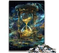 1000 Piece Jigsaw Puzzle for Adults And Teenagers Cosmic Hourglass Help The Brain Exercise Addictive Toys to Cultivate Patience Suitable for Couples 26x38cm
