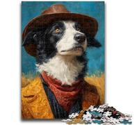 1000 Piece Jigsaw Puzzle for Adults And Teenagers Cowboy Australasian Stress Reliever Difficult Challenge Enhance Love between Couples 26x38cm