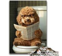 1000 Piece Jigsaw Puzzle for Adults And Teenagers Cute Goldendoodle Family Fun Gifts for Friends And Family for And Age 14 26x38cm