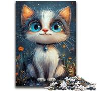 1000 Piece Jigsaw Puzzle for Adults And Teenagers Cute Kitten Puzzles,Educational Toy Funny Family Games Unique Home Decor (38x26cm)