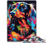 1000 Piece Jigsaw Puzzle for Adults And Teenagers Dachshund Teenager Jigsaw,Fun Present & Activity for Home,Toy for Rainy Days (50x75cm)