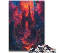 1000 Piece Jigsaw Puzzle for Adults And Teenagers Demons Hell Educational Family Game Is Ideal As Gifts for The Whole Family for 14+ 26x38cm