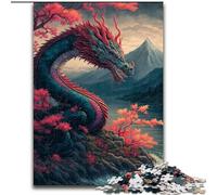 1000 Piece Jigsaw Puzzle for Adults And Teenagers Dragon Asian, for 14+ Challenging Game As A Gift for The Whole Family And Friends (Size 26x38cm)