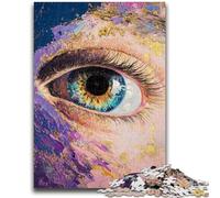 1000 Piece Jigsaw Puzzle for Adults And Teenagers Dream Eye Help The Brain Exercise Addictive Toys to Cultivate Patience Wall Decoration 26x38cm