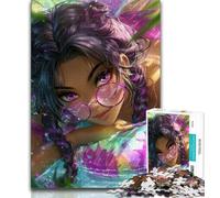 1000 Piece Jigsaw Puzzle for Adults And Teenagers Dream Girl Adult Jigsaw,Wishlist with Santa Claus for And Age 14 (size 75x50cm)