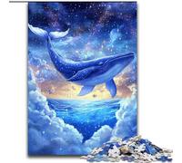 1000 Piece Jigsaw Puzzle for Adults And Teenagers Dream Whale, Challenging Game And Family Play with Fully Interlocking Randomly Shaped Pieces (size 26x38cm)