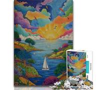 1000 Piece Jigsaw Puzzle for Adults And Teenagers Dreamy Landscape 1000 Pieces for Teenagers,Educational Games Home Decoration Suitable for Desktop Decoration (size 75x50cm)