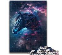 1000 Piece Jigsaw Puzzle for Adults And Teenagers Dreamy Purple Horse Teenager Jigsaw,Decompressing Intellectual Educational Toy Birthday Gift (50x75cm)